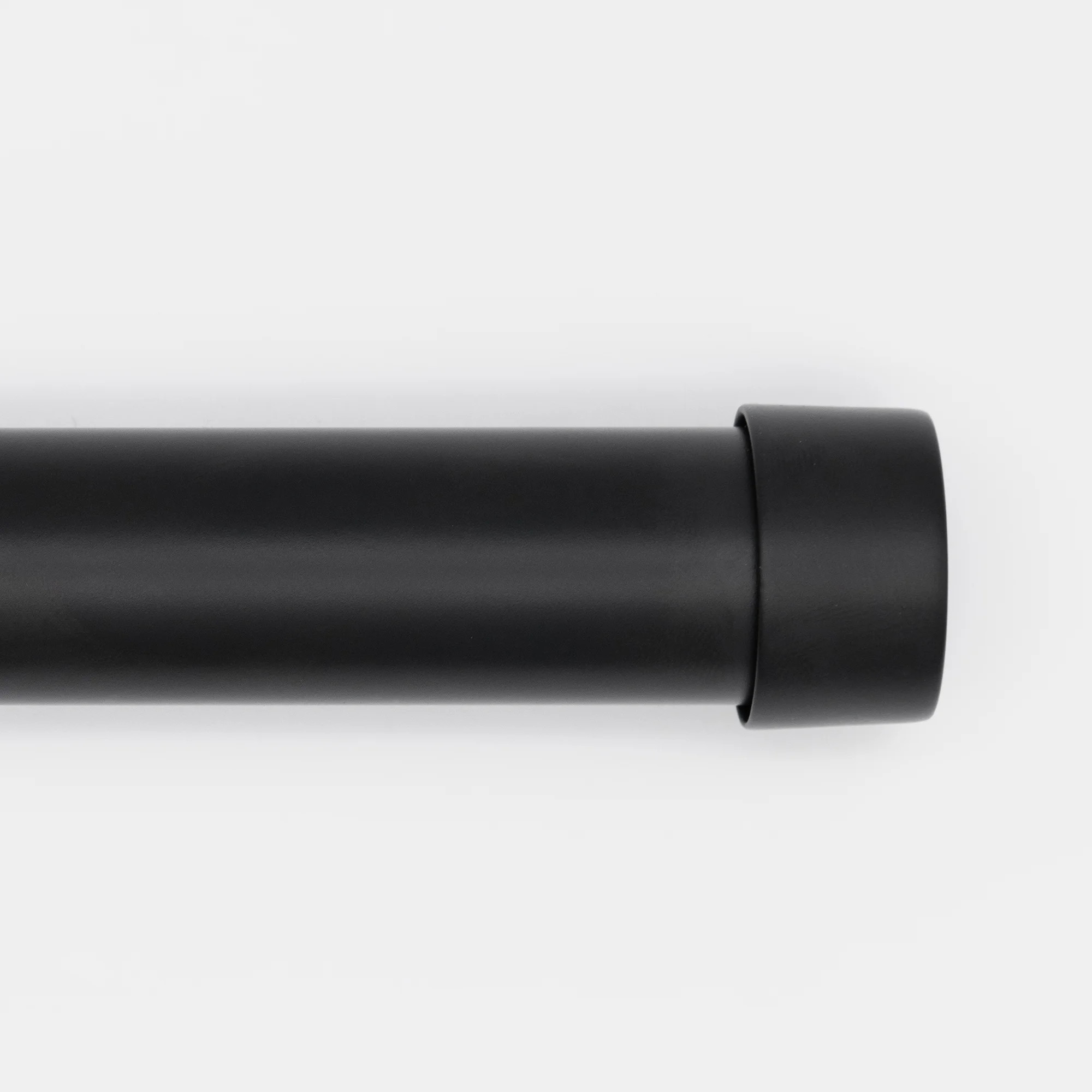 Better Homes & Gardens 1" Matte Black Cap Adjustable Single Curtain Rod Set, 42"-120" | Walmart (CA)