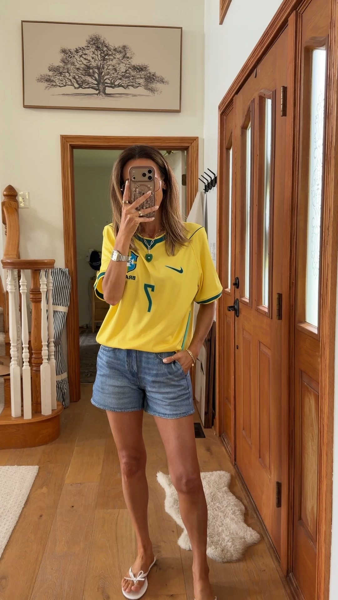 Vai Brasil!!! 🇧🇷🙌🏽 my jersey is size medium 
Shorts xs but a small would’ve been perfect!

#LTKootd #LTKgrwm #LTKSeasonal
