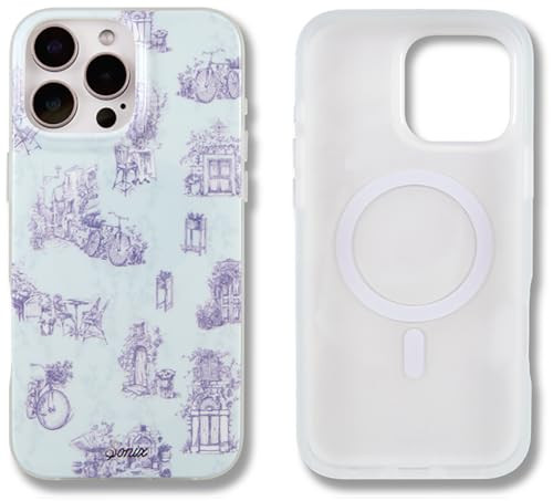 Sonix Case for iPhone 16 Pro Max | Compatible with MagSafe | 10ft Drop Tested | Bleu Toile | Amazon (US)