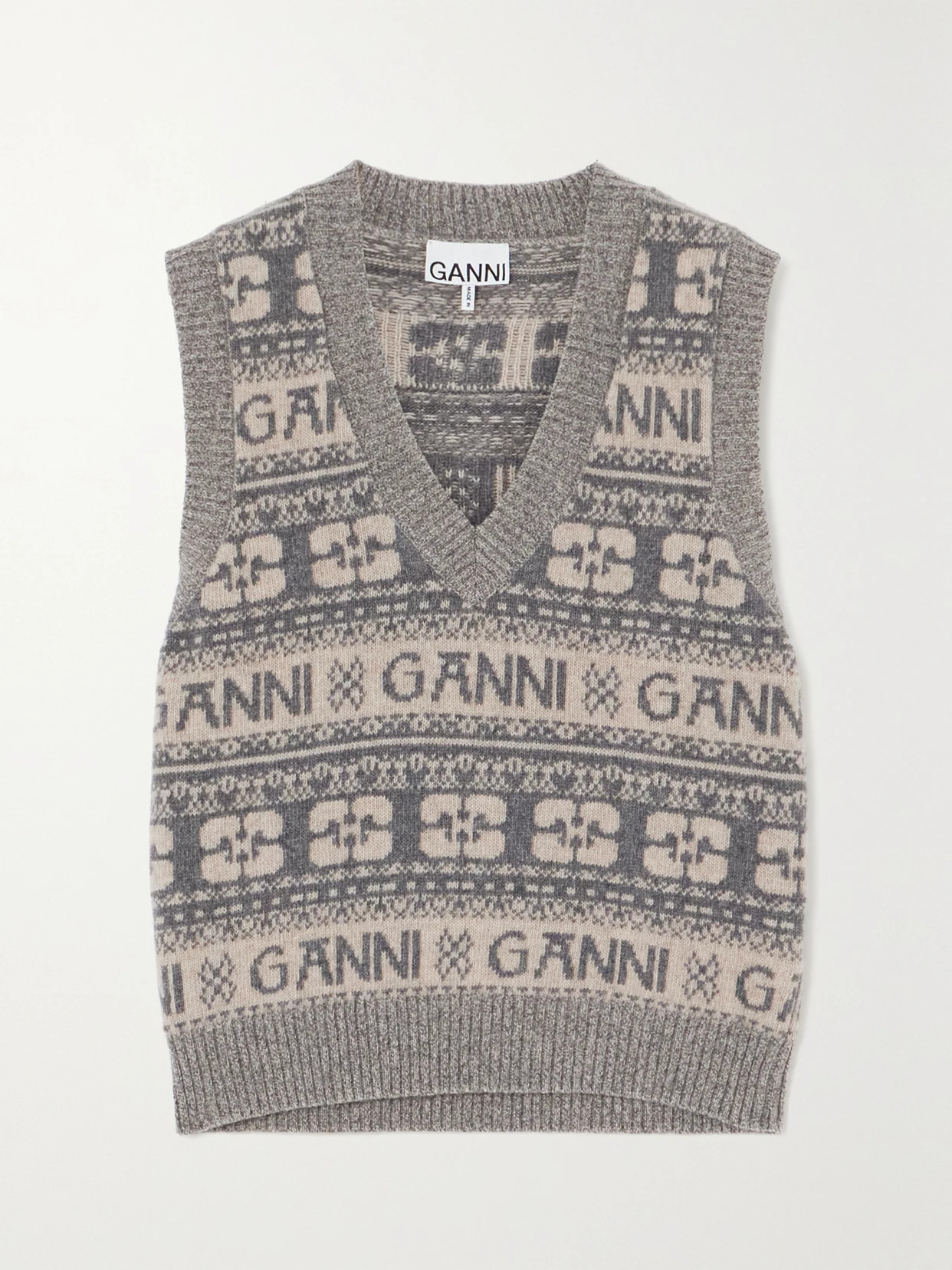 Fair Isle jacquard-knit wool-blend vest | NET-A-PORTER (UK & EU)