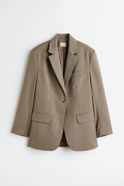 Oversized Single-breasted Jacket | H&M (US + CA)