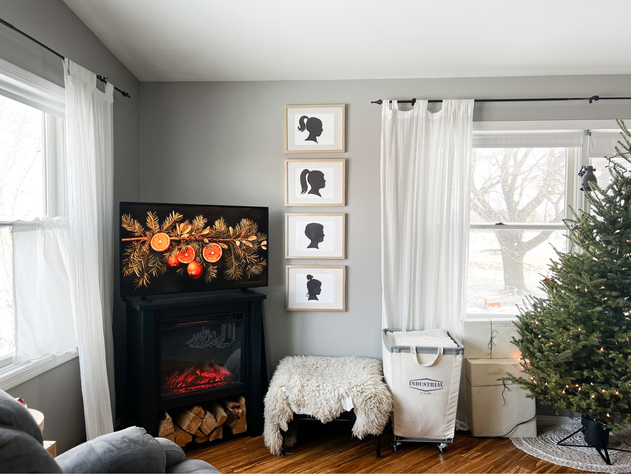 Wintertime Frame TV Art