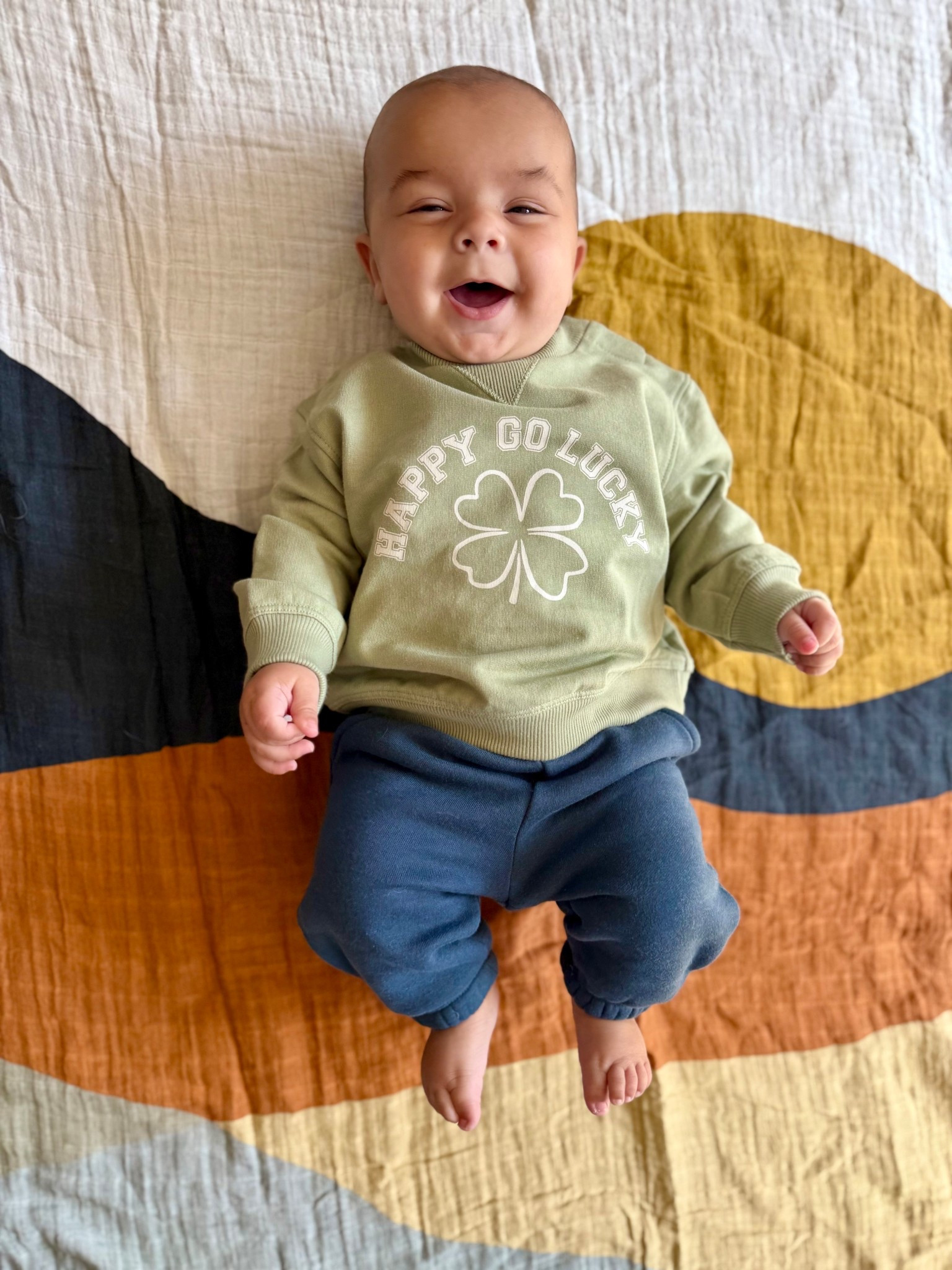 Little Co. by Lauren Conrad baby St. Patrick’s Day sweatshirt 🍀 only $15.36 at Kohl’s with code SHOPPER20 (20% off ends today)

My little guy was cheesin’ for the camera in this one. The soft green + shamrock is so cute for March, and the shoulder snaps make it really easy to pull on and off wiggly babies. Such a sweet little St. Patrick’s Day outfit for daycare, school parties, or spring photos.

little co lauren conrad baby clothes kohls baby clothes baby st patricks day outfit baby green sweatshirt shamrock baby outfit baby boy spring outfit kohls little co kids clothes

@kohls kohls @laurenconradco 


#LTKKids #LTKBaby #LTKSeasonal