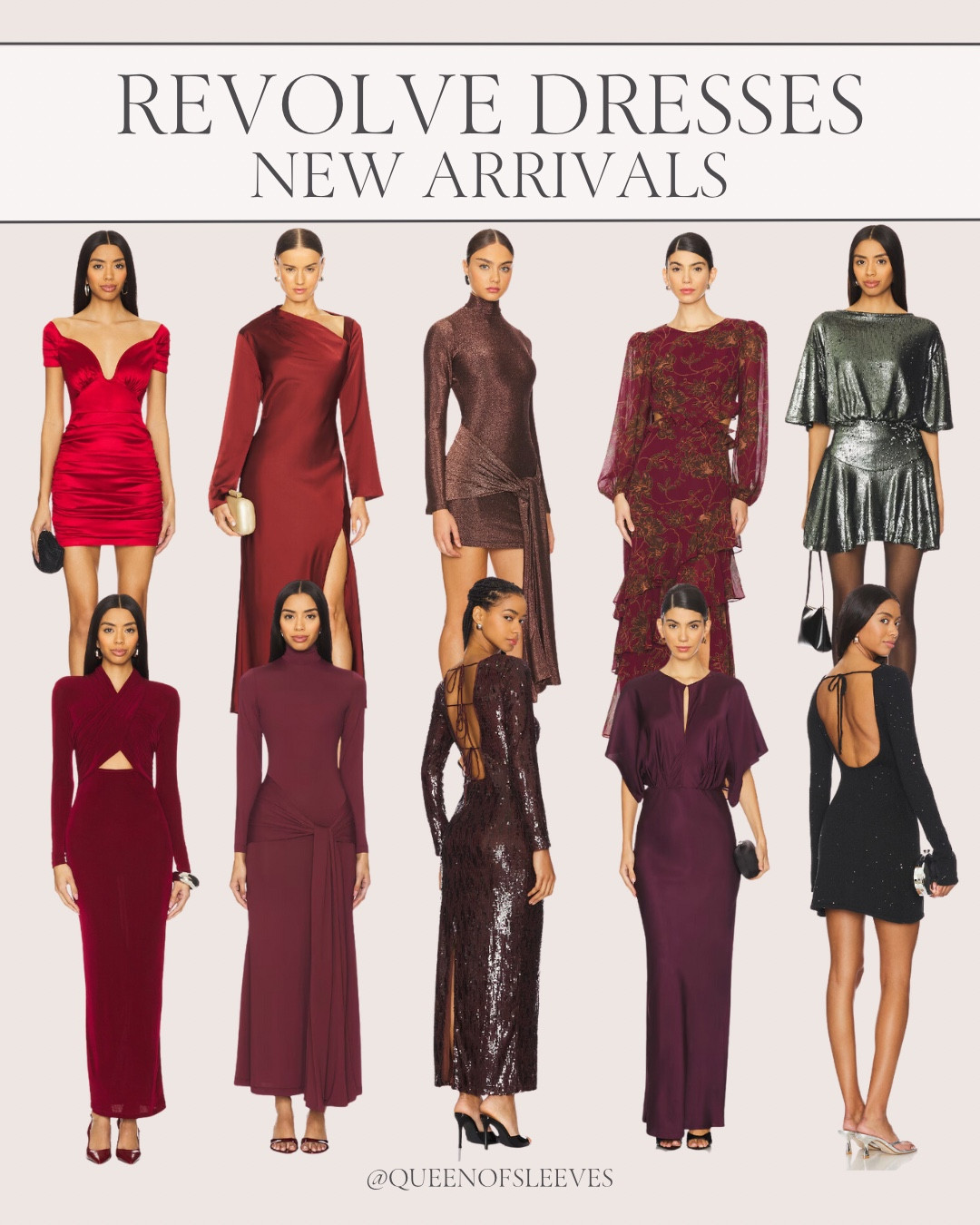Revolve Holiday Dresses | Christmas Dresses | Long Sleeve Dresses | Cocktail Dresses | Winter Wedding Guest Dresses 

#LTKParties #LTKStyleTip #LTKHoliday