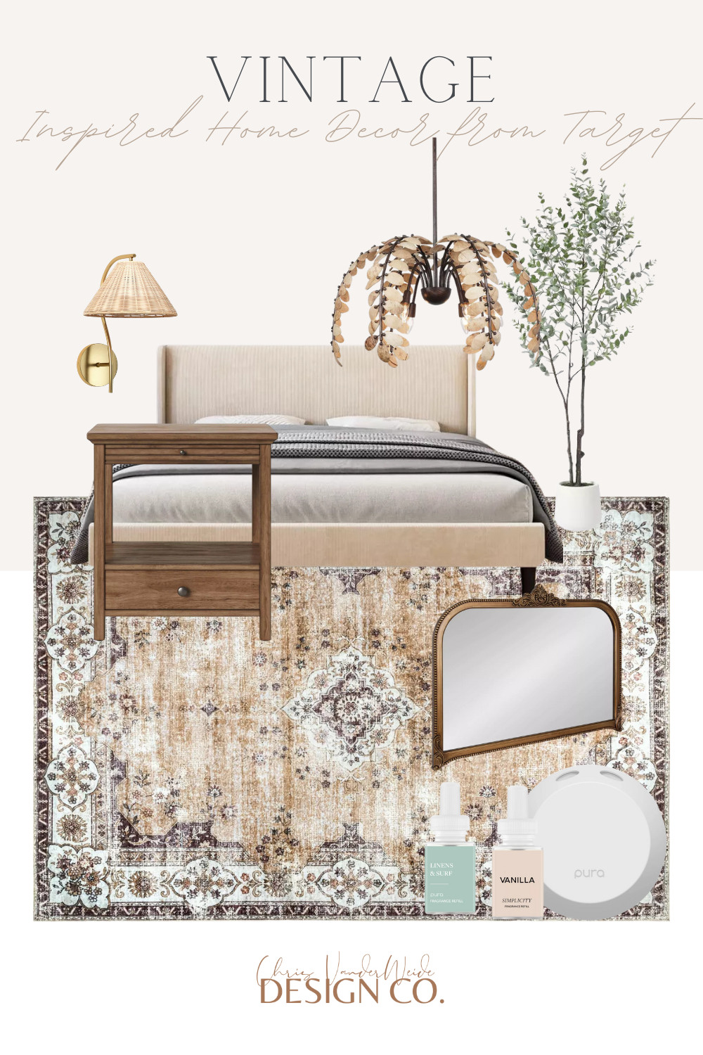 Vintage inspired  home decor for your bedroom, at Target 

 #LTKHome #LTKFindsUnder100 #LTKStyleTip