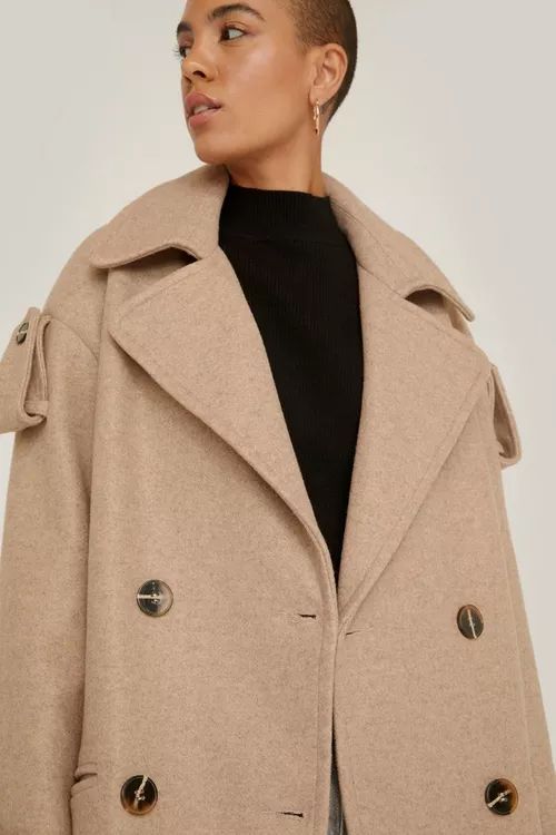 Ultimate Faux Wool Trench Coat | Nasty Gal (US)