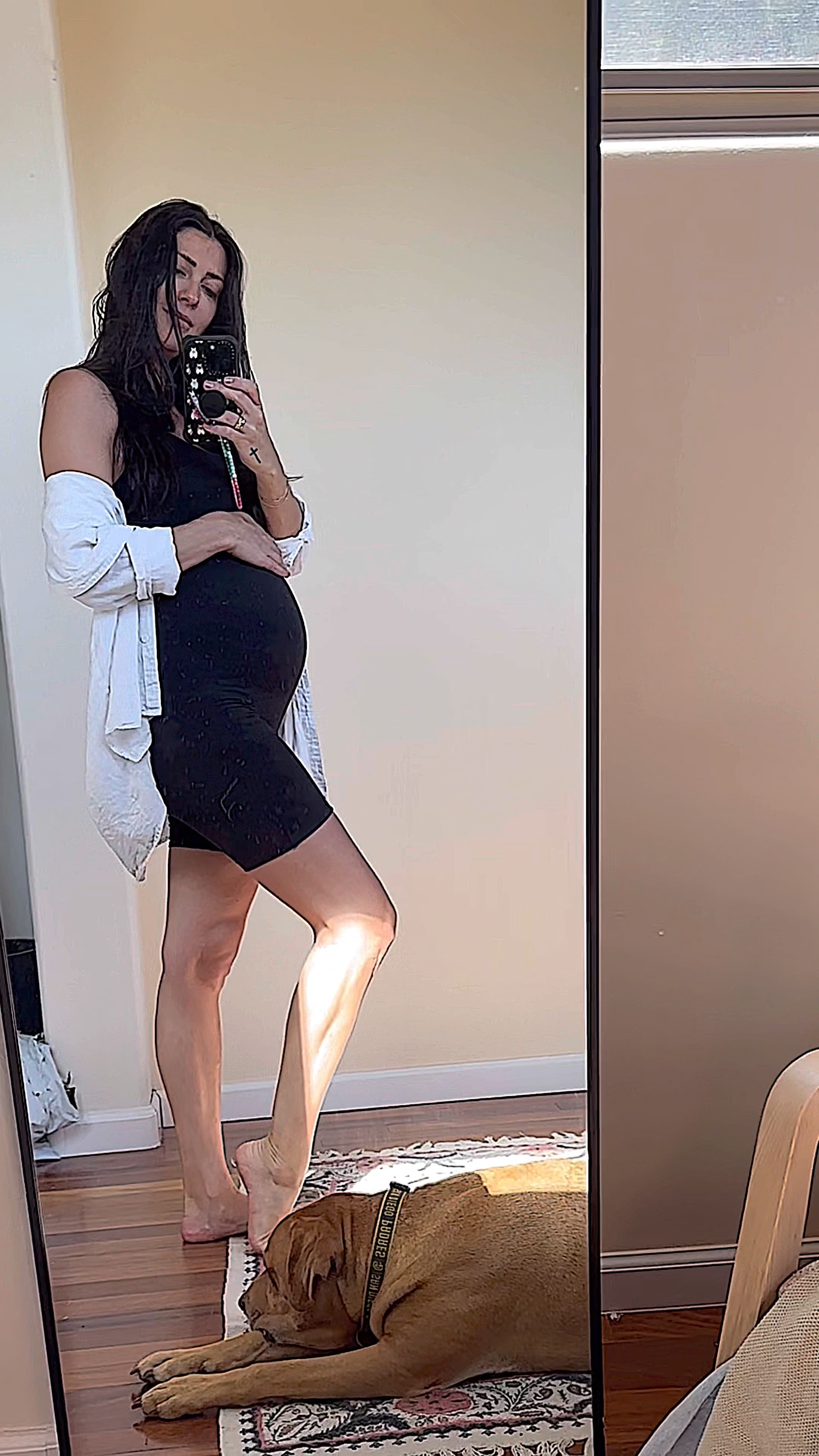 Bumpsuit for a casual summer look. Wearing a small 

#LTKbump #LTKSeasonal