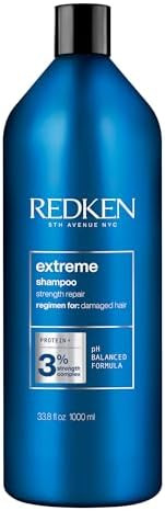 Redken Extreme Shampoo - Strengthen & Repair Damaged Hair, For Damaged Hair, Infused With Protein... | Amazon (US)