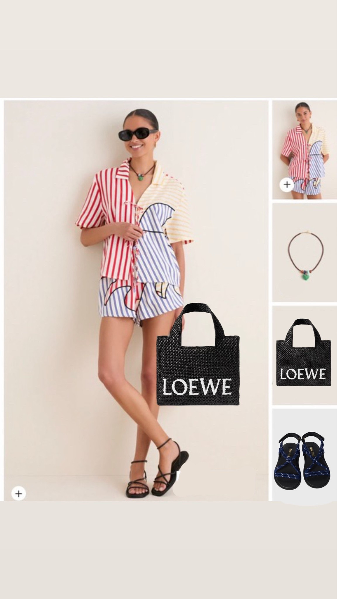 A fun matching  set perfect for summer