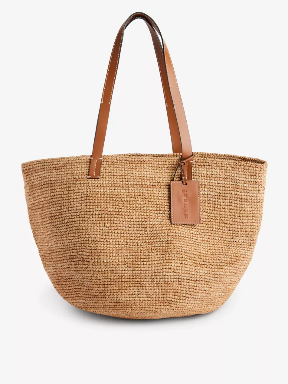 Basket raffia bag | Selfridges