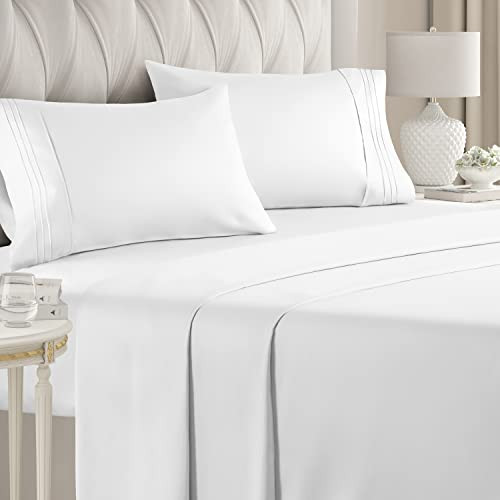 Queen Size Sheet Set - Breathable & Cooling - Hotel Luxury Bed Sheets - Extra Soft - Deep Pockets... | Amazon (US)