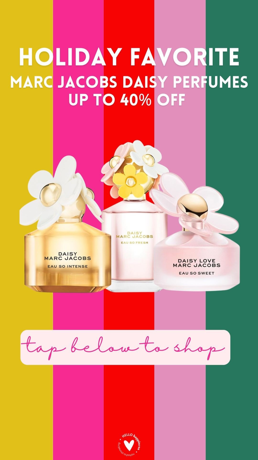 holiday favorite | Marc Jacob’s daisy perfume up to 40% off … 

#LTKGiftGuide #LTKHoliday #LTKSaleAlert