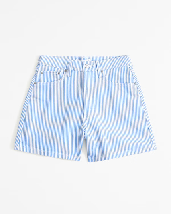Women's Curve Love High Rise Dad Short | Women's Bottoms | Abercrombie.com | Abercrombie & Fitch (US)