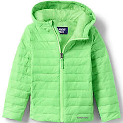 Kids ThermoPlume Packable Hooded Jacket | Lands' End (US)