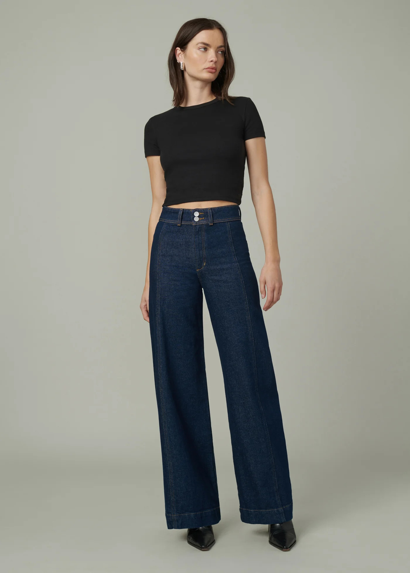 THE SEAMED DENIM TROUSER | JOES