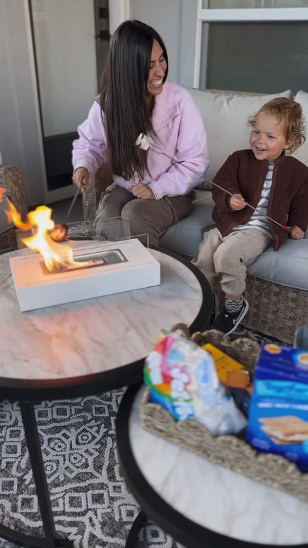 Spending every night on the patio doing smores now! The tabletop fire pit from amazon was a hit! And it’s on sale! 

#LTKVideo #LTKSeasonal #LTKhome