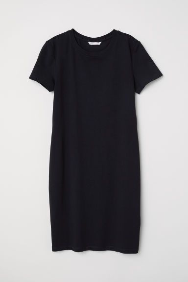 H & M - Jersey Dress - Black | H&M (US)