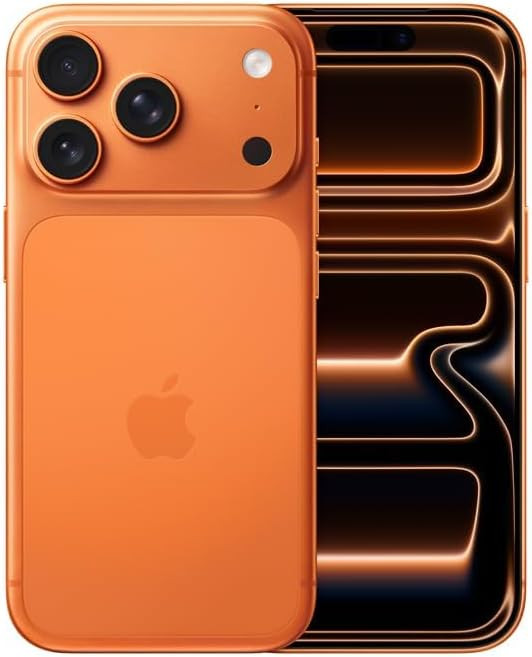 Apple iPhone 17 Pro, US Version, 256GB, eSIM, Cosmic Orange- Unlocked (Renewed Premium) | Amazon (US)