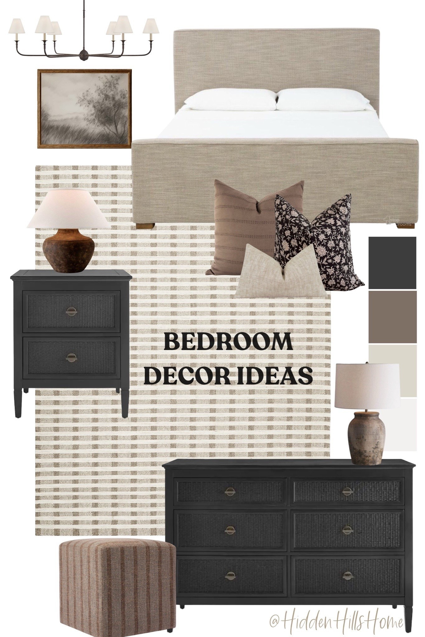 Bedroom decor mood board, bedroom decor ideas, bedroom inspiration, master bedroom design #bedroom

#LTKSaleAlert #LTKHome