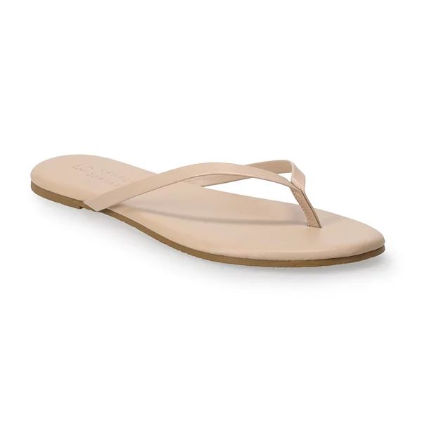 LC Lauren Conrad Honey 2 Women's Flip Flop Sandals | Kohl's