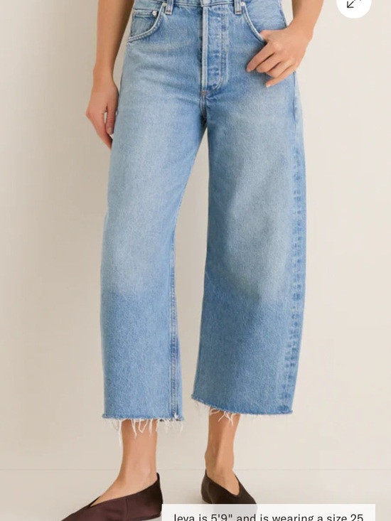Citizens Of Humanity Ayla Raw Hem Crop Jeans | Poshmark