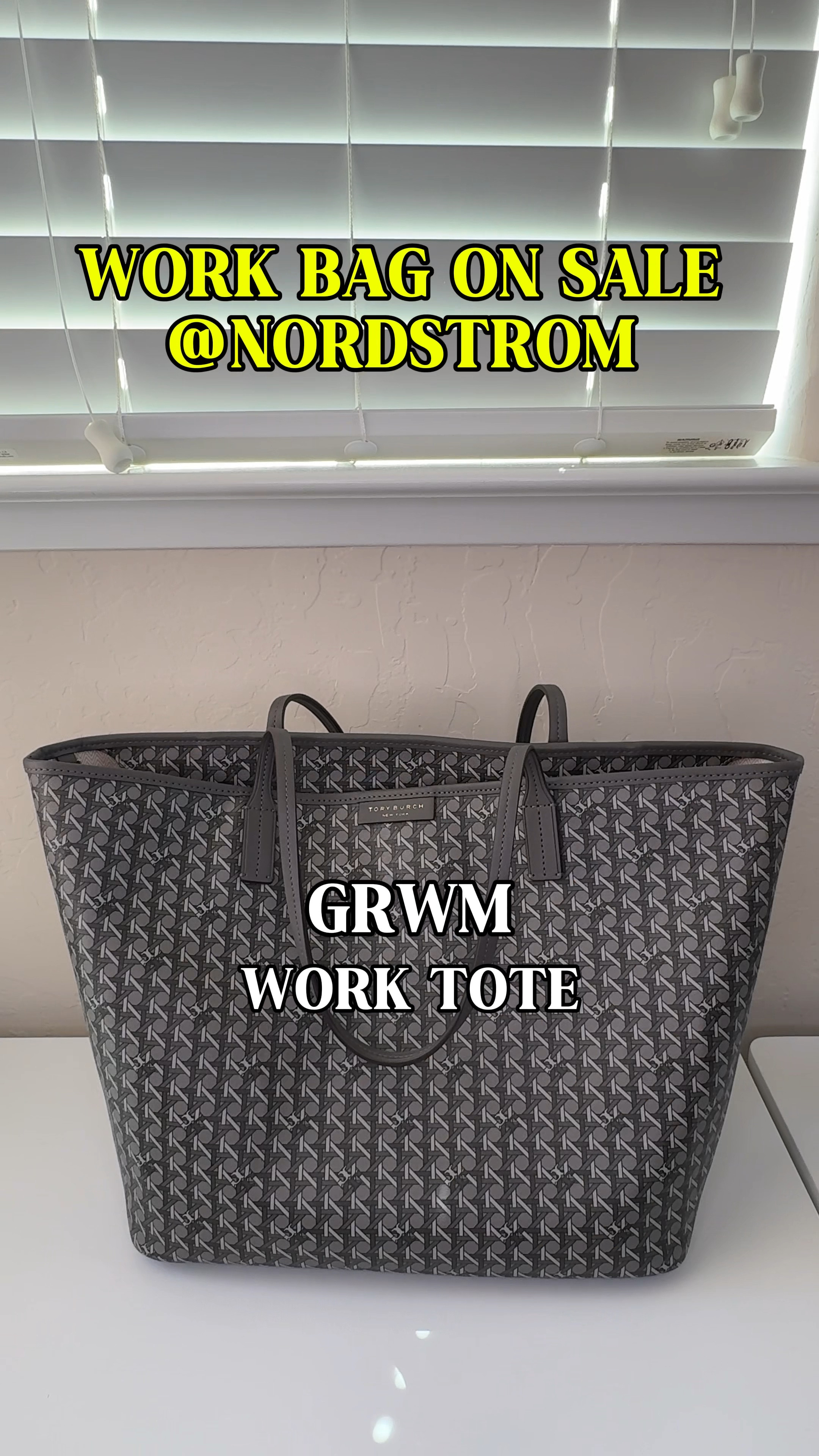 Tory Burch work tote is on sale at Nordstrom half yearly sale. This work bag fits up to a 15 inch laptop. I fit my 13 inch
Laptop and all there work essentials:
Yearly agenda / yearly planner 
Wallet
Purse organizers 
Sunglasses 
iPhone case 
Work badge 
Portable iPhone charger

Workwear / laptop bag / tote bag / Tory Burch / Nordstrom outfit / winter workwear 

#LTKSaleAlert #LTKTravel #LTKWorkwear