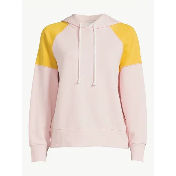 Free Assembly Women's Pullover Raglan Hoodie - Walmart.com | Walmart (US)