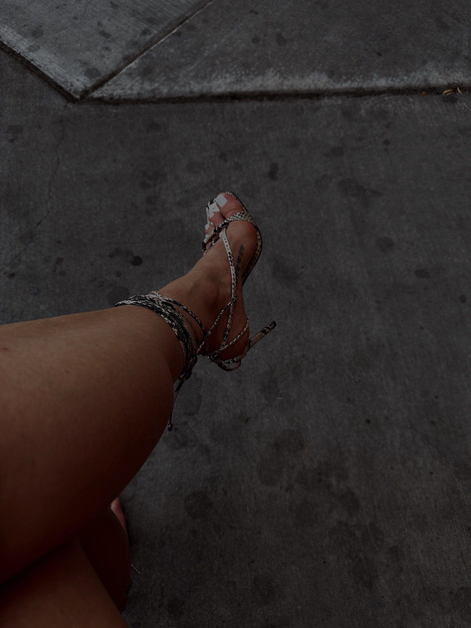 My Schutz strappy snakeskin heels are 63% off right now! TTS 

#LTKsalealert #LTKshoecrush #LTKworkwear