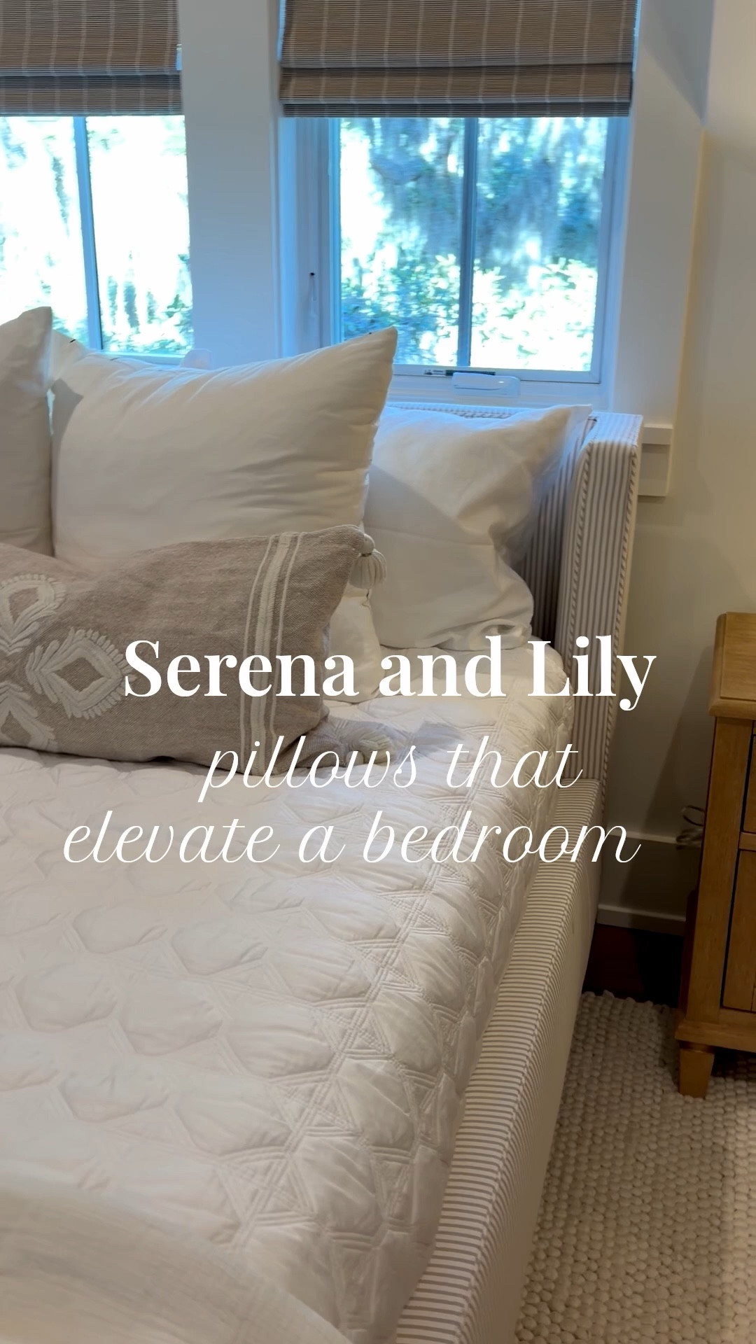 An easy way to elevate a bedroom is with beautiful pillows. Serena & Lily pillows bring that relaxed coastal look with soft textures, calming colors, and effortless layering that instantly makes a bed feel styled. Sharing some favorites for creating a coastal inspired bedroom.

#amandacodesign #ltkhome #serenaandlily

#LTKHome #LTKmorningroutine #LTKdayinmylife