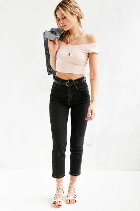 Kimchi Blue Liza Knot-Back Cropped&nbsp;Top | Urban Outfitters US