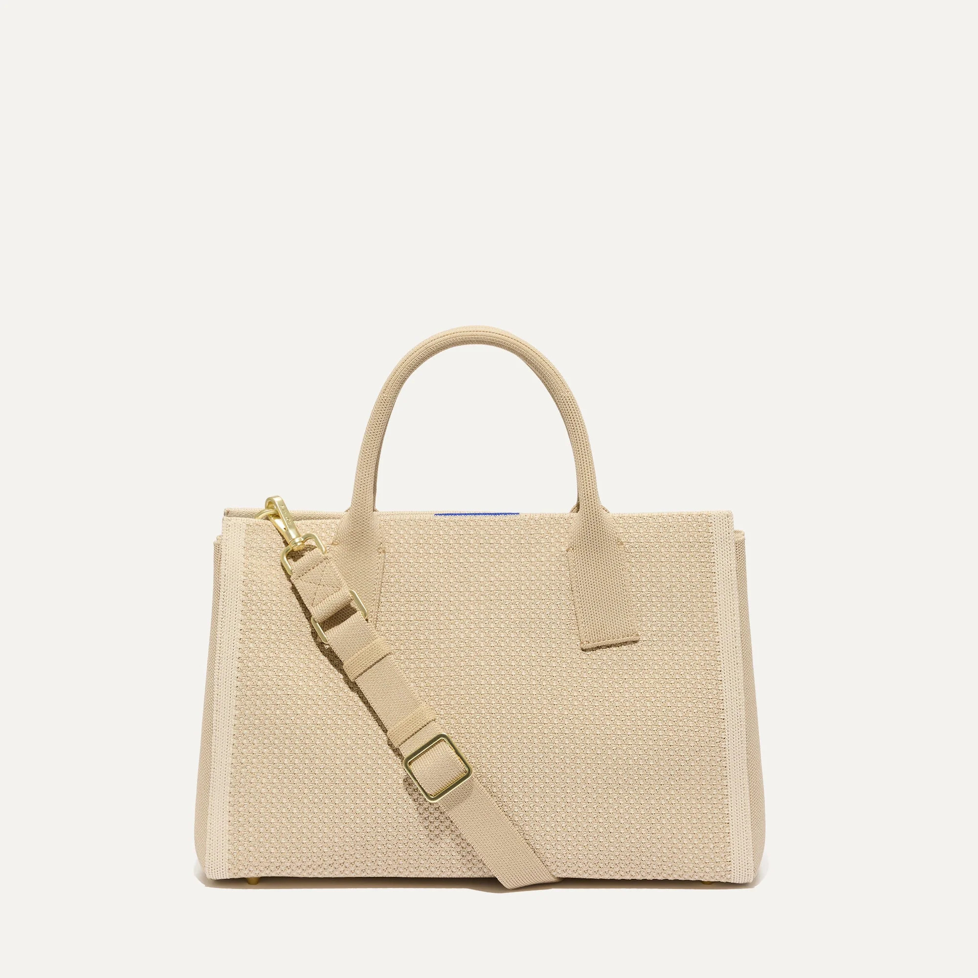 The Classic Handbag in Soft Sesame | Rothy's | Rothy's