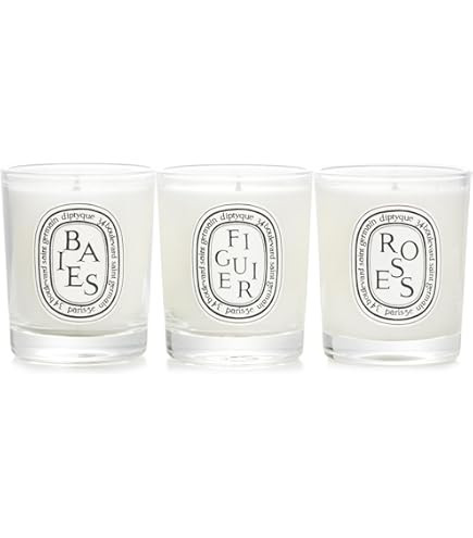 Diptyque Paris Mini Candle Set - 5 x 1.23 oz Baies, Roses, Figuier, Tubereuse, Mimosa | Amazon (US)