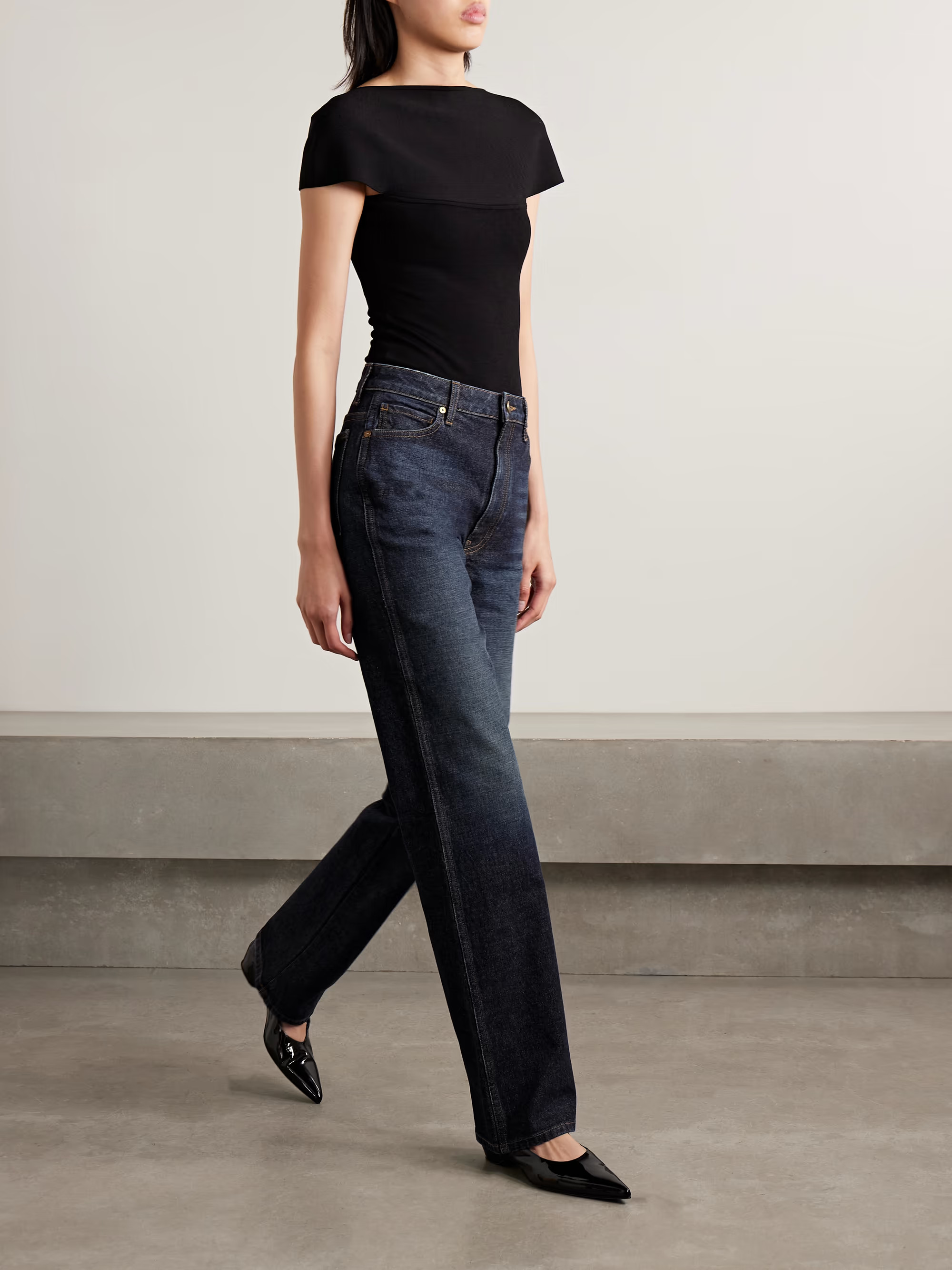 Danielle high-rise straight-leg jeans | NET-A-PORTER (US)