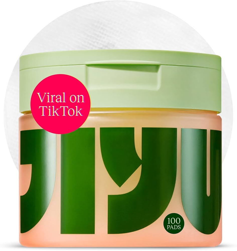 JiYu Toning Polish Pads - Korean Skincare for Dark Spots, Wrinkles & Dull Skin - Hydrating Facial... | Amazon (US)
