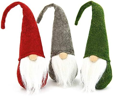 FUTUREPLUSX Easter Gnome Plush, 3PCS Swedish Gnome Handmade Birthday Gnome Scandinavian Tomte | Amazon (US)