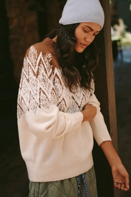 Varley Siren Jacquard Sweater | Anthropologie (US)