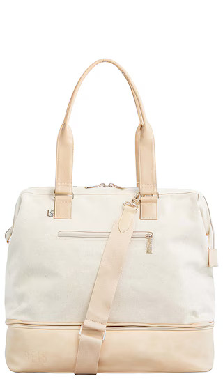 The Convertible Mini Weekend Bag in Beige | Revolve Clothing (Global)
