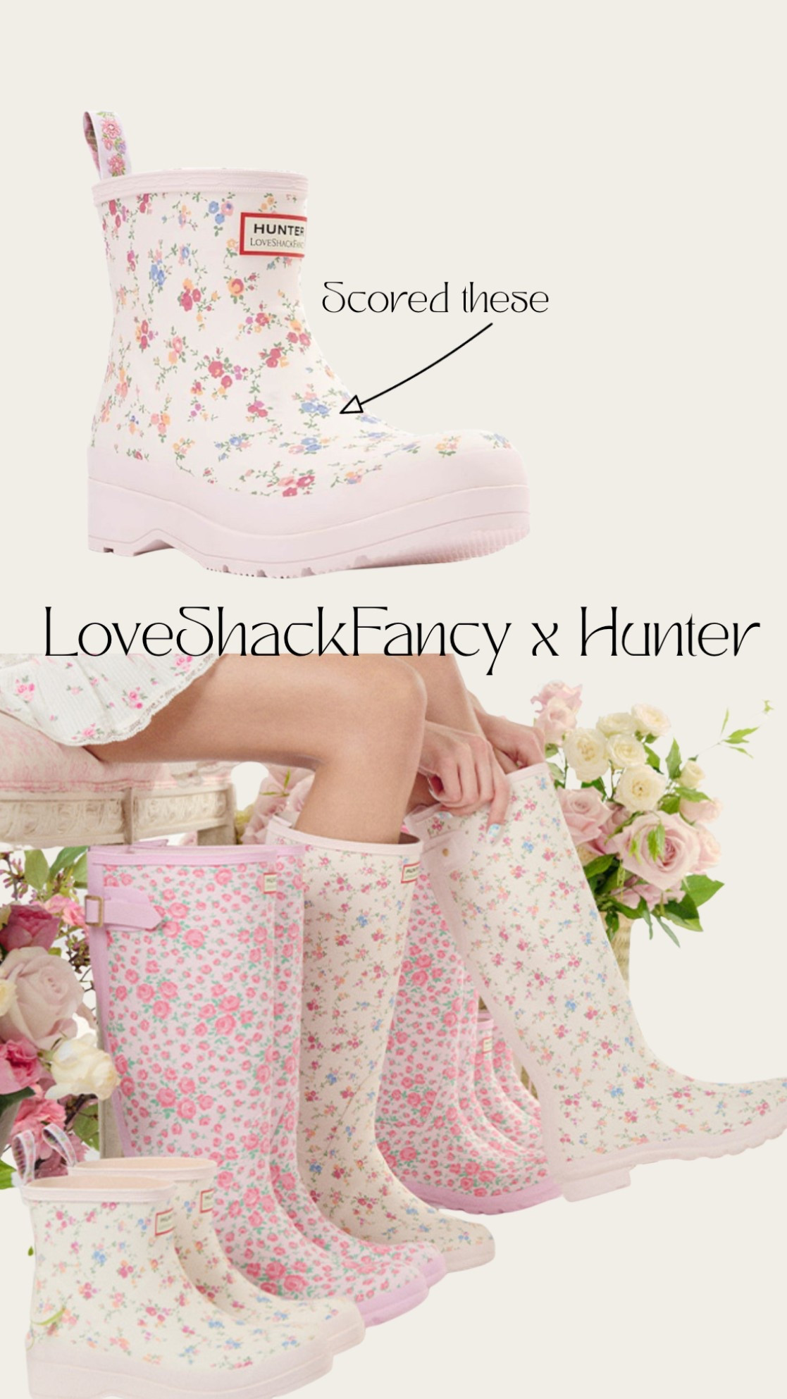 LoveShackFancy x Hunter boots still in stock at Journey’s🌸 #loveshackfancy #hunter #rainboots #boots

#LTKSeasonal #LTKShoeCrush