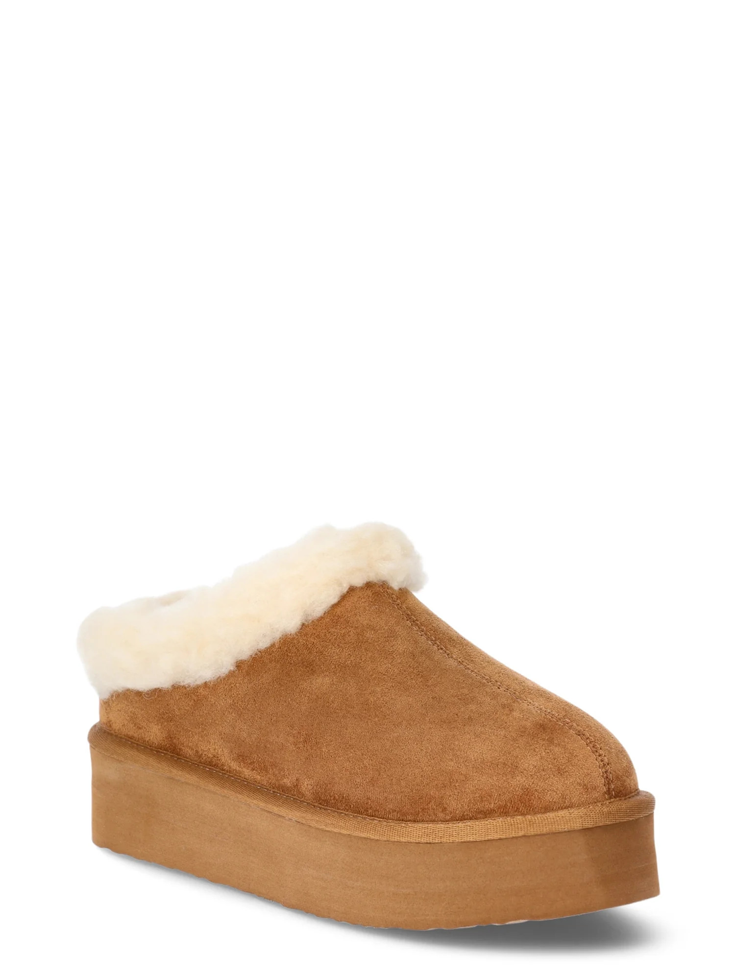 Pawz Women’s Cozy Lined Platform Slippers, Sizes 6-11 | Walmart (US)