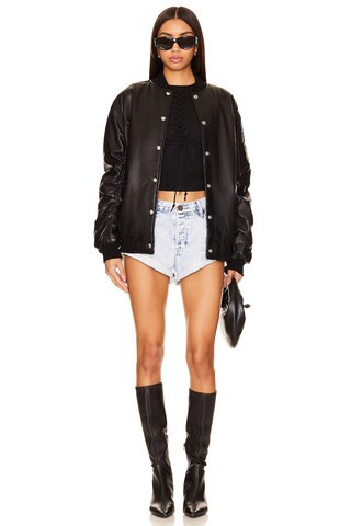 Bandits Low Waist Denim Short in Depeche Blue | Revolve Clothing (Global)