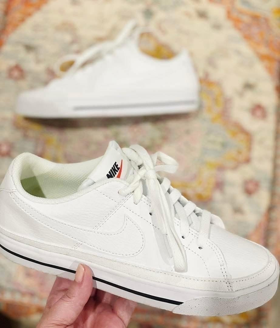 20% OFF my solid white Legacy Nikes 🙌 Other colors available! (Price formulates at checkout) True to size! 



#LTKSaleAlert #LTKSeasonal