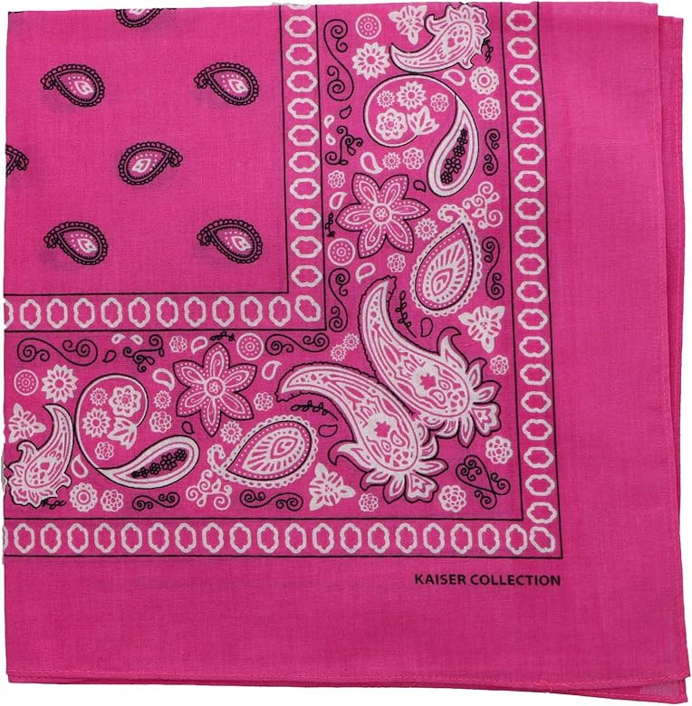 Motique Accessories 22 Inch Cotton Paisley Bandana | Amazon (US)