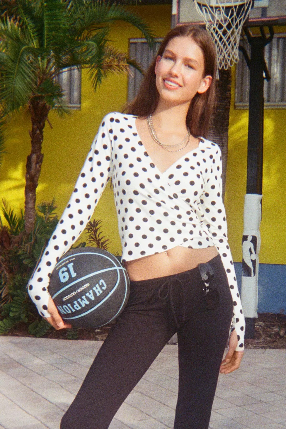 Out From Under Bec Ballet Wrap Top | Urban Outfitters (US and RoW)