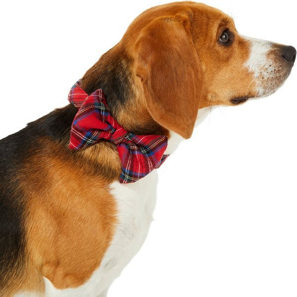 Frisco Red/Green Plaid Dog & Cat Bow Tie | Chewy.com