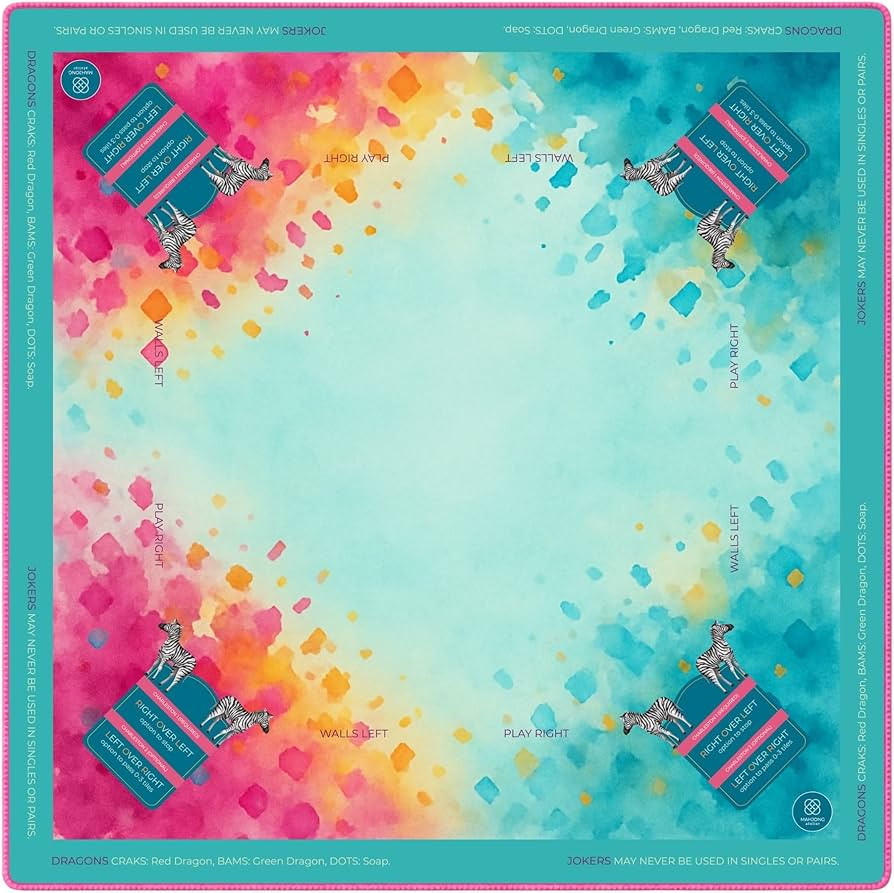 American Mahjong Mat – 31.5 x 31.5 Inch Non Slip Noise Reducing Padded Game Table Mat for Ameri... | Amazon (US)