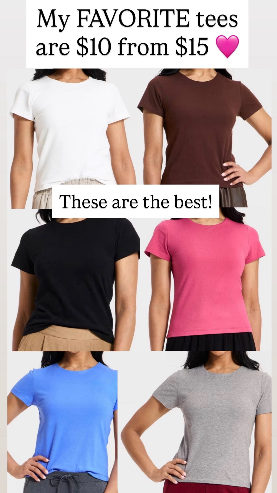 Tees for women are $10 from $15

#LTKSaleAlert