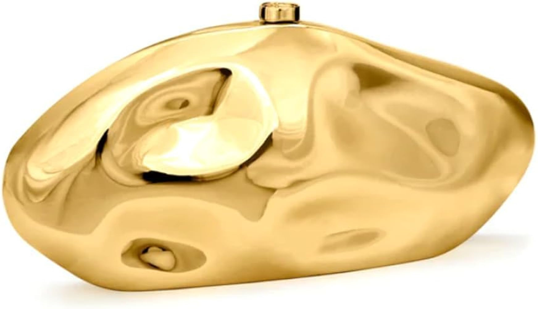 Acrylic Shell Clutch Purse for Women Metallic Evening Bag Large Designer Acrylic Handbag for Wedd... | Amazon (US)