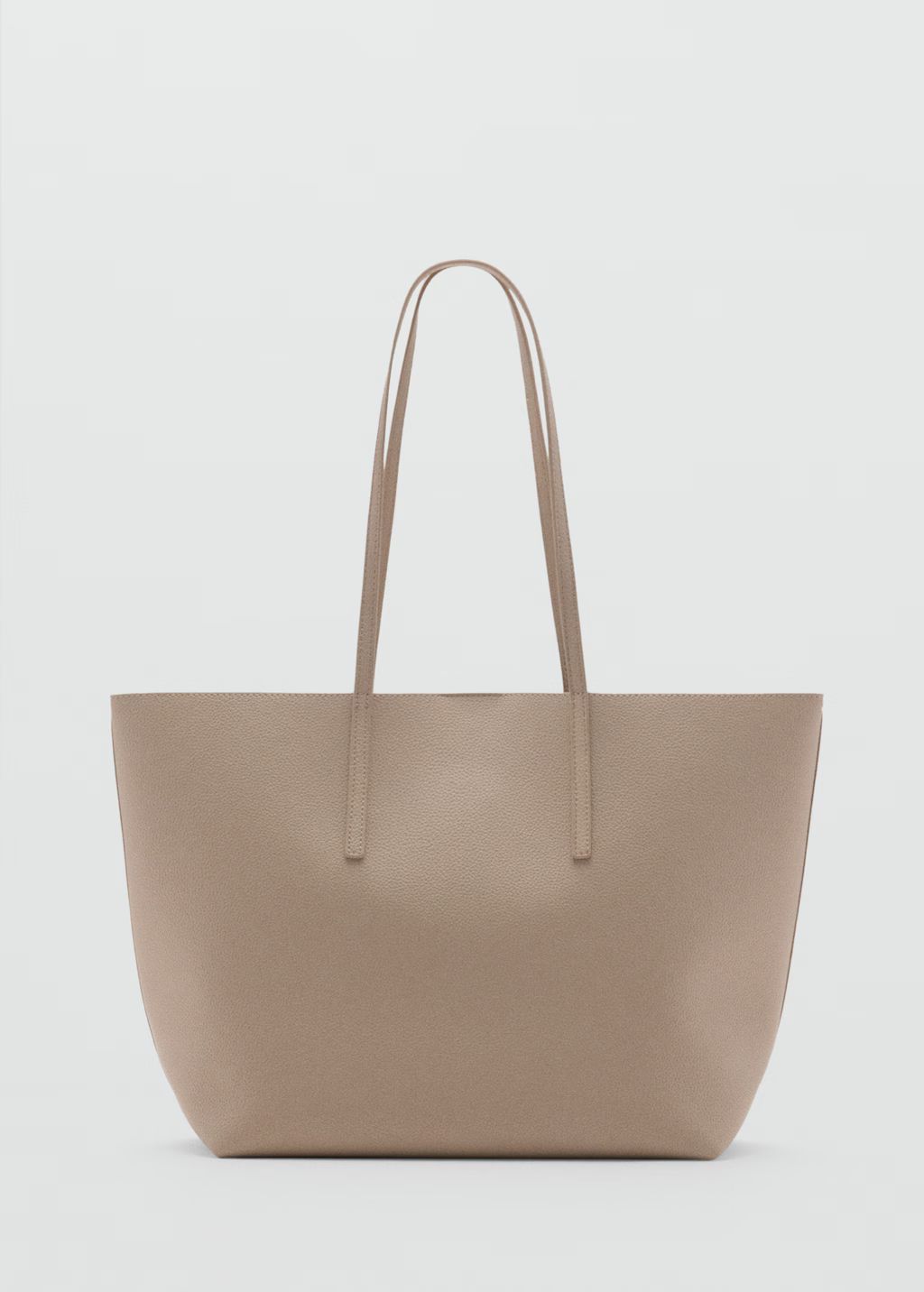 Pebbled effect shopper bag | MANGO (US)