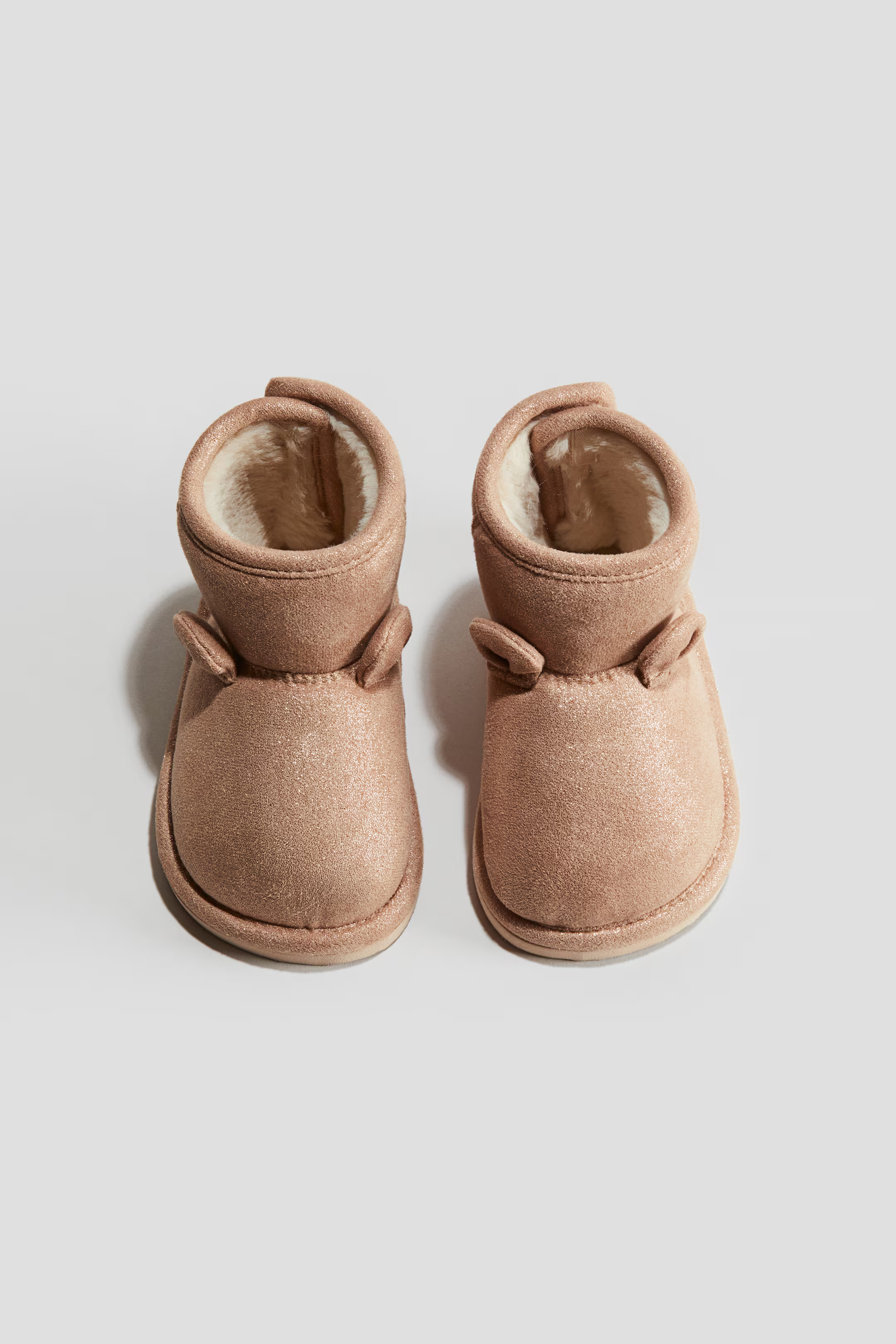 Fluffy-Lined Boots - Beige - Kids | H&M US | H&M (US + CA)