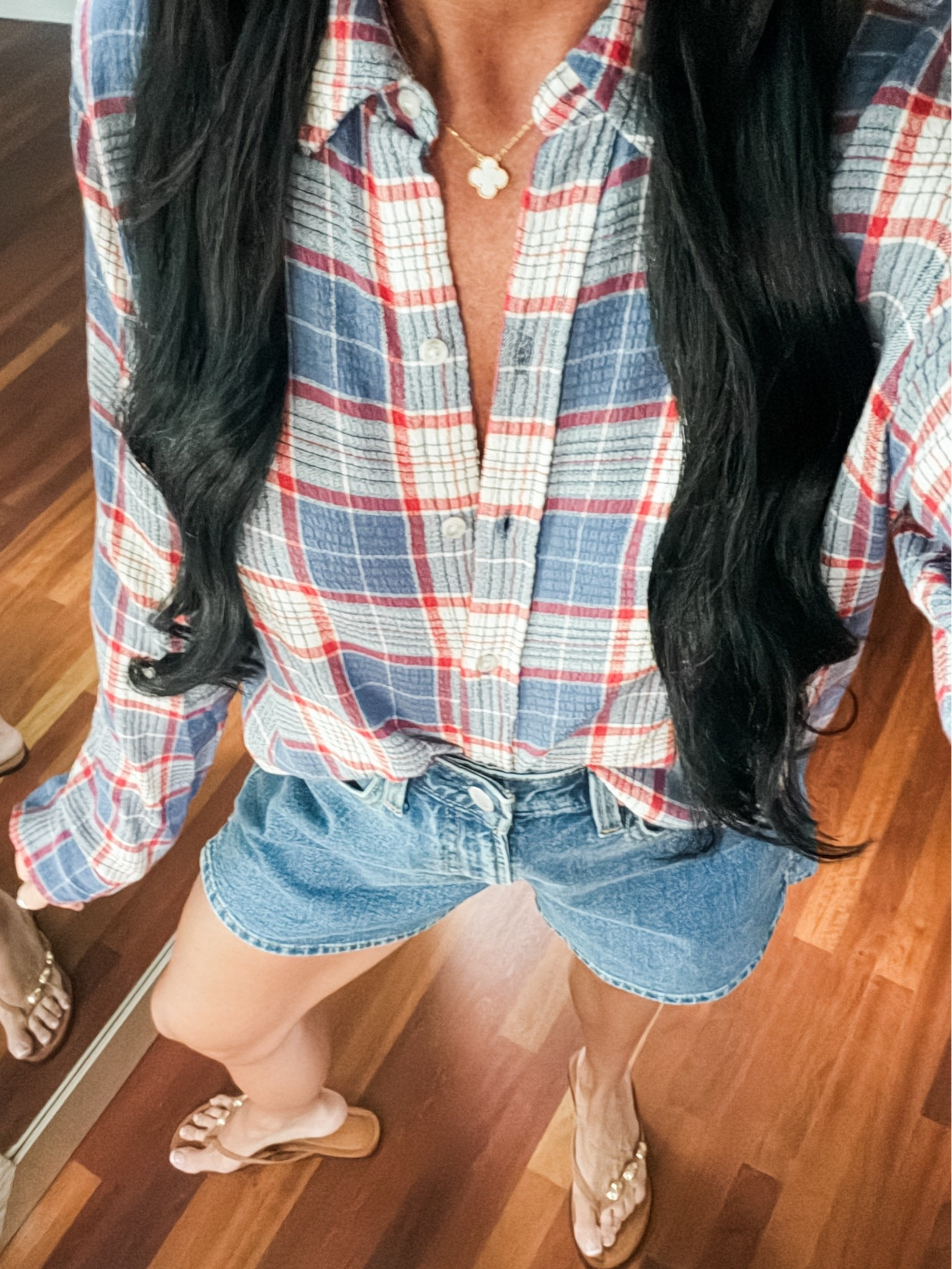 Such a great summer button up
Xs top
4 shorts @Target

#LTKootd #LTKSeasonal #LTKSaleAlert